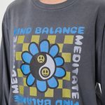Find Balance and Meditate long sleeve oversize shirt, brand new with tag Multi Size L Photo 2