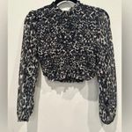 Illa Illa HIGH NECK going out top -cheetah‎ SZ S A0037 Photo 0