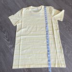 Everlane Shirt Womens Extra Small Yellow Striped Tee Photo 4