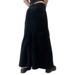 Bisou Bisou Vintage Y2K Jeans Black Trumpet Maxi Skirt Photo 3