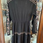American Eagle AE Long-Sleeve Embroidered Babydoll Dress Photo 6