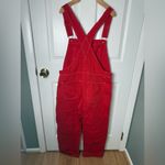 Free People  We The Free Ziggy Denim Overalls in Heart Eyes Red L Photo 6