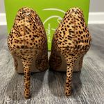 Sam Edelman NIB Hazel Tan Cheetah faux fur heels 7.5 - 8-8.5 fit Photo 8