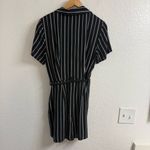 Abercrombie & Fitch  black romper with white stripes size medium Photo 1