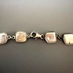 Estate Mother of Pearl Sterling Silver Designer 31 Inch Necklace Photo 4
