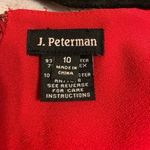 J. Peterman Womens 10 Dress Red A Photo 2