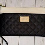 Betsey Johnson New York NY Black Quilted Wristlet Wallet Purse 9.5”x6”x1” Read* Photo 0
