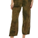 AG Adriano Goldschmied  Adel Trousers 27 NWT Barrel‎ Leg Pleated Cropped Utility Photo 0