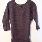 American Eagle sweater Deep Purple v neck Size S Photo 0