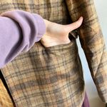 Haptics Brown Plaid Soft Single Button Blazer Jacket Size 1X NEW with tags Photo 3