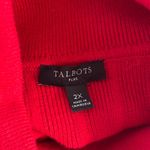 Talbots Womens Sweater Size 2x Cable Knit Warm Cozy Holiday Soft Warm Cotton Photo 4
