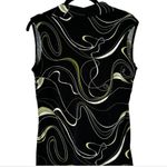 Vintage 2000s JKLA Babydoll Top Sleeveless WhimsyGoth Boho Y2K Size Small Black Photo 4