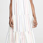 Anthropologie DRA STRIPED COLORFUL MAXI DRESS SIZE XS Photo 0