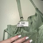 Tic Toc Green corset top Photo 2