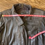 Vintage Brown Textured Genuine Leather Jacket Size M Photo 6