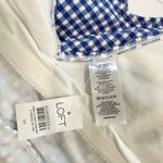 Ann Taylor NWT  LOFT Beach Blue Gingham Rope Tie Waist One Piece Swimsuit MEDIUM‎ Photo 8