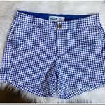 Old Navy Blue & White Patriotic Everyday Gingham Shorts - 6 EUC Photo 1