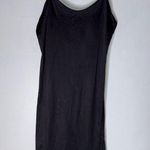 Vassarette  Black‎ Long Nylon Slip Dress Size 38 Photo 0