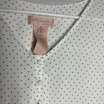 Philosophy White and Black Polka Dot Blouse Photo 3