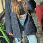 Rena Rowan  wool blazer jacket blue Photo 0