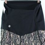 Zella  Maternity Snake‎ Print High Waist Leggings Brown Black Size XS Photo 5
