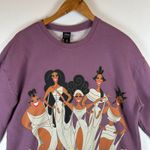 Disney Our Universe The Muses Sweatshirt Purple Graphic Print Crewneck Size M Size M Photo 5