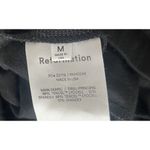 Reformation Black Maxi Skirt M High Waist Knot Minimal Stretch Elegant Feminine Photo 3