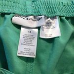 Alfred Dunner  Women’s Pants Size 16 Green Elastic Waist Wide Leg Pull on $5 Photo 2