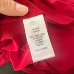 BCBGeneration  Red One Shoulder Jersey Drape And Tuck Dress Size Small Photo 7