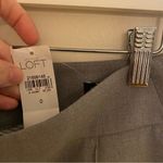 Loft  NEW Gray Dress Pants Style Marissa Straight size 0 Photo 6