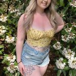 SheIn Yellow Summer Cropped Top Photo 1