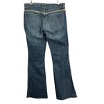 Ralph Lauren  Women’s Bootcut Jeans Denim Western Piping Y2K Embroidered Logo 8 Photo 2