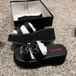 Demonia  Black Sandals Photo 0