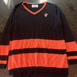 Vintage Emerson Street OSU Cowboys Pistol Pete Sweater Sz Med Premier Collection Orange Photo 0