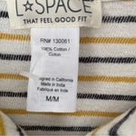 l*space L* Sweatshirt Cream Black Best Life Terry Pullover Surfs Up Crop Top medium Photo 6