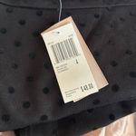 Philosophy  Skirt Womens Size 4 Black A-Line Textured Dot Print Classic Short Photo 3