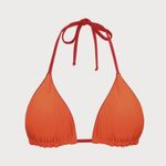 BERLOOK ECONYL® Red Reversible Halter Triangle Bikini Top ONLY 62 Photo 3