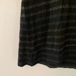 Veronica Beard Jeans Black Metallic Scoop Neck Short Sleeve Shirt Women size XS Photo 4