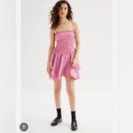 Urban Outfitters  poppy pink strapless tube mini dress small Photo 1