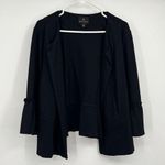 Worthington Black Open Cardigan Bell Sleeves 2X Gothic Goth Fairy Cottagecore Photo 0