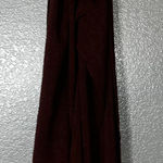 Burgundy Fringe Wrap Scarf Shawl Soft Lightweight Fall Winter Solid Red Photo 0