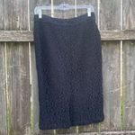 Coldwater Creek  Black Lace MIDI Skirt | 4 Photo 3