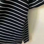 Karen Scott  Woman Navy Striped Short Sleeve Knit Pullover Sweater Top ~ Size 3X Photo 4