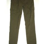 prAna CARGO POCKET MEME Olive Green Skinny Performance Pants Photo 3
