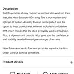 New Balance Industrial 412v1 Alloy Toe Sneakers Woman’s Size 10.5 slip resistant Photo 15