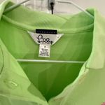Lilly Pulitzer Women's Lime Green Fitted Polo Shirt Preppy Country Club Classic Photo 1