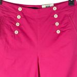 Charter Club SZ 14 Crop Pants Wide Leg Straight Pockets Stretch High-Rise Pink Photo 1
