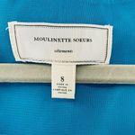 Anthropologie Moulinette Soeurs Island Nightfall Blue Floral Print Dress Size 8 Photo 6