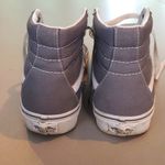 Light Gray Sk8-Hi Skate Shoe -Vans Classic Sneakers (Unisex) Photo 3