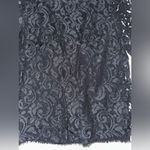 Club Monaco  Black Top Lace Long Sleeve Dress Shirt Womens Size XS Photo 2